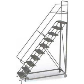 10 Step Configurable Forward Descent Rolling Ladder - Grip Strut Tread UKDEC110242 UKDEC110242