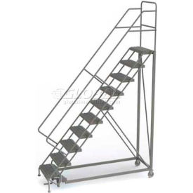 10 Step Configurable Forward Descent Rolling Ladder - Perforated Tread UKDEC110246 UKDEC110246