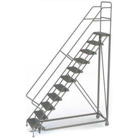 11 Step Configurable Forward Descent Rolling Ladder - Grip Strut Tread UKDEC111242 UKDEC111242