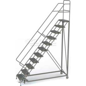 11 Step Configurable Forward Descent Rolling Ladder - Perforated Tread UKDEC111246 UKDEC111246