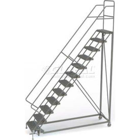 12 Step Configurable Forward Descent Rolling Ladder - Grip Strut Tread UKDEC112242 UKDEC112242