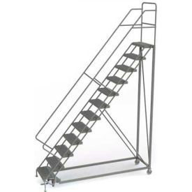12 Step Configurable Forward Descent Rolling Ladder - Perforated Tread UKDEC112246 UKDEC112246