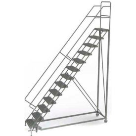 13 Step Configurable Forward Descent Rolling Ladder - Perforated Tread UKDEC113246 UKDEC113246