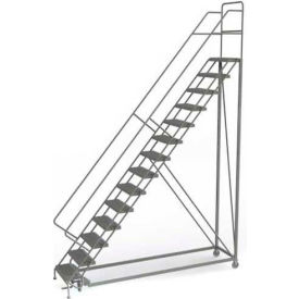 14 Step Configurable Forward Descent Rolling Ladder - Grip Strut Tread UKDEC114242 UKDEC114242