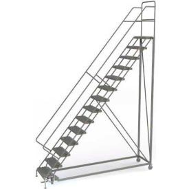 14 Step Configurable Forward Descent Rolling Ladder - Perforated Tread UKDEC114246 UKDEC114246