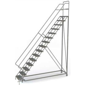 15 Step Configurable Forward Descent Rolling Ladder - Perforated Tread UKDEC115246 UKDEC115246