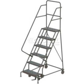 6 Step Steel Rolling Ladder - Grip Strut - UKDSR106242 UKDSR106242