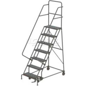 7 Step Steel Rolling Ladder - Perforated - UKDSR107246 UKDSR107246