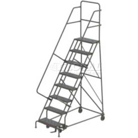 8 Step Steel Rolling Ladder - Grip Strut - UKDSR108242 UKDSR108242