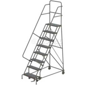 8 Step Steel Rolling Ladder - Perforated - UKDSR108246 UKDSR108246