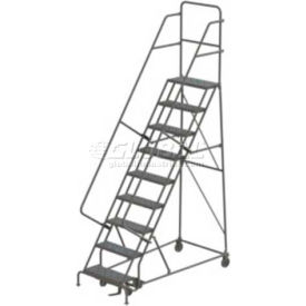 9 Step Steel Rolling Ladder - Perforated - UKDSR109246 UKDSR109246
