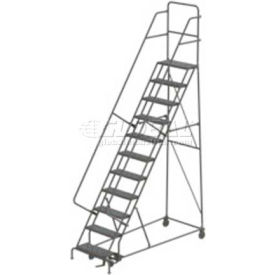 11 Step Steel Rolling Ladder - Perforated - UKDSR111246 UKDSR111246