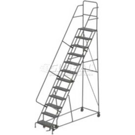 12 Step Steel Rolling Ladder - Perforated - UKDSR112246 UKDSR112246