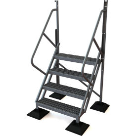 U-Design Rooftop Platforms - 4-Step 50 Degree Incline Ladder - URTL504 URTL504