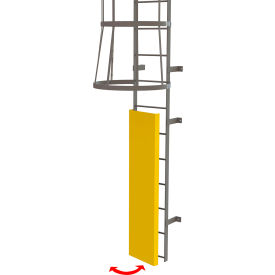 Fixed Steel Ladder Guard Door for Entry Onto Fixed Ladder Safety Yellow - OPFS03-Y OPFS03-Y