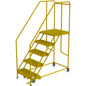 5 Step Steel Double Entry Mobile Platform 24