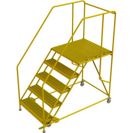 5 Step Steel Double Entry Mobile Platform 36