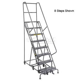 11 Step Steel Easy Turn Rolling Ladder - Safety Angle - KDAD111246 KDAD111246