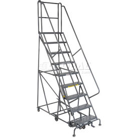 9 Step Steel Easy Turn Rolling Ladder - Standard Angle - KDED109246 KDED109246