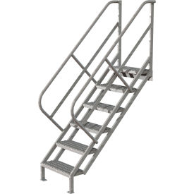 6 Step Industrial Access Stairway Ladder Grip Strut - WISS106242 WISS106242