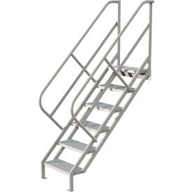 6 Step Industrial Access Stairway Ladder Perforated - WISS106246 WISS106246