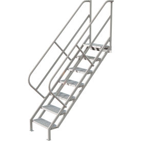 7 Step Industrial Access Stairway Ladder Perforated - WISS107246 WISS107246