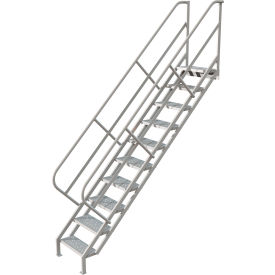 10 Step Industrial Access Stairway Ladder Perforated - WISS110246 WISS110246