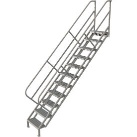 11 Step Industrial Access Stairway Ladder Grip Strut - WISS111242 WISS111242