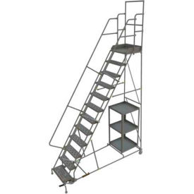 12 Step Steel Stock Picking Ladder - Perforated Tread - KDSP112246 KDSP112246