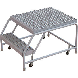 2 Step Aluminum Rolling Ladder 16