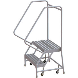 2 Step Aluminum Rolling Ladder 16
