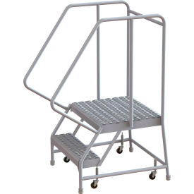2 Step Aluminum Rolling Ladder 16