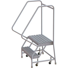 2 Step Aluminum Rolling Ladder 24