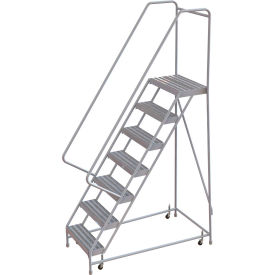 7 Step Aluminum Rolling Ladder 16