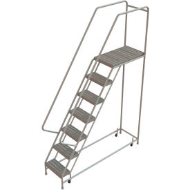 7 Step Aluminum Rolling Ladder 16