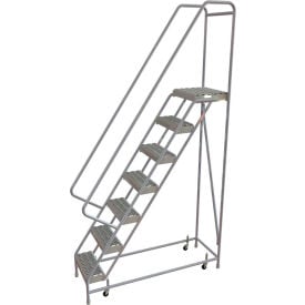 7 Step Aluminum Rolling Ladder 16