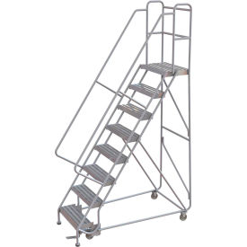 8 Step Aluminum Rolling Ladder 24