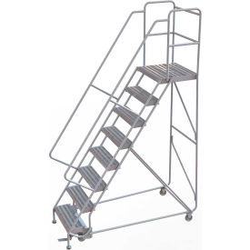 8 Step Aluminum Rolling Ladder 24