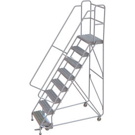 8 Step Aluminum Rolling Ladder 24