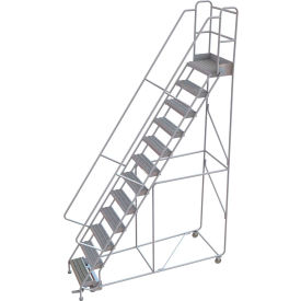 12 Step Aluminum Rolling Ladder 24