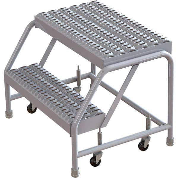 Aluminum Rolling Ladder: 2 Step MPN:WLAR002245