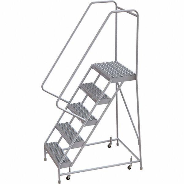 Aluminum Rolling Ladder: 5 Step MPN:WLAR105165