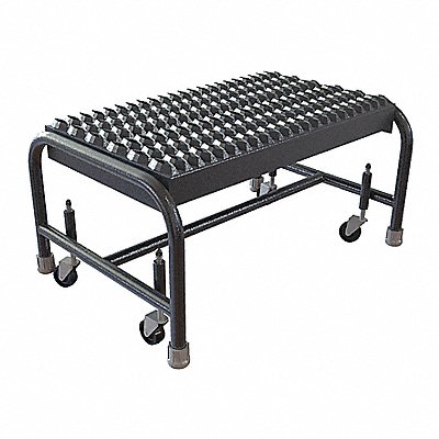 Mobile Step Stand Aluminum Ribbed 24inW MPN:WLAR001244