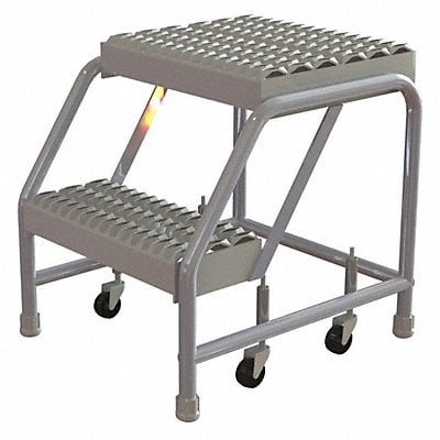 Rolling Ladder 2 Step Aluminum Serrated MPN:WLAR002165-D4
