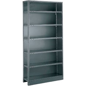 Tri-Boro Klip-It 7 Shelf 20 Ga Closed Solid Steel Shelving Add On 48