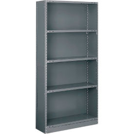Tri-Boro Boxer 5 Shelf 18 Ga Closed Perforated Steel Shelving Starter 36