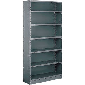 Tri-Boro Boxer 7 Shelf 18 Ga Closed Perforated Steel Shelving Starter 36