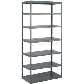 Tri-Boro Sturdi-Frame 7 Shelf 18 Ga Open Solid Steel Shelving Starter 36