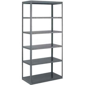 Tri-Boro Sturdi-Frame 6 Shelf 18 Ga Open Solid Steel Shelving Starter 36