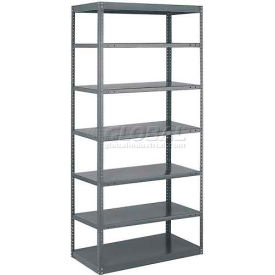 Tri-Boro Sturdi-Frame 7 Shelf 18 Ga Open Solid Steel Shelving Starter 36